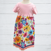 Cargar imagen en el visor de la galería, Hebrew Girls Skirt with Fringes, Israelite Garments, Fringes, Garments with Fringes, Ready to ship in a size 3/4t