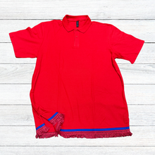Cargar imagen en el visor de la galería, Hebrew Men’s Polo Shirts, Israelite Clothes, Shirts with Fringes, Fringes