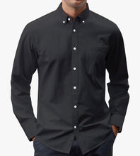 Load image into Gallery viewer, Israelite Men’s Casual Long Sleeve Button Down Shirts, Shirts with Fringes, Fringes, Hebrew Clothes, Israelite Clothes