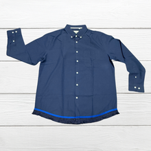 Cargar imagen en el visor de la galería, Hebrew Men’s Casual OXFORD, Long Sleeve Button Down Shirts, READY TO SHIP in XL, Israelite Clothes, Shirts with Fringes, Fringes