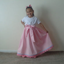 Load image into Gallery viewer, Israelite Princess Fringed Skirt with Ribbon of Blue- 100 Percent Authentic Israelite Garment