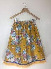 Load image into Gallery viewer, Women's Israelite Skirt with Fringes and Blue Border