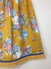 Load image into Gallery viewer, Women's Israelite Skirt with Fringes and Blue Border