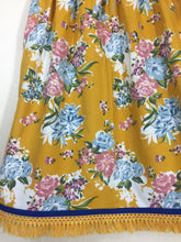 Load image into Gallery viewer, Women's Israelite Skirt with Fringes and Blue Border