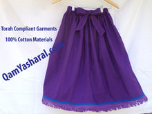Cargar imagen en el visor de la galería, Women's Israelite Skirt with Fringes