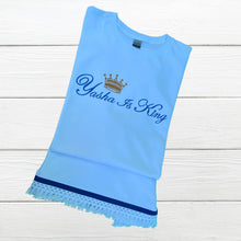 Cargar imagen en el visor de la galería, Men’s Embroidery Israelite T-shirt with fringes