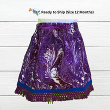 Load image into Gallery viewer, Ready to ship out today- Size 12 months Israelite Princess Skirt and Embroidered matching shirt