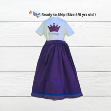 Load image into Gallery viewer, Ready to ship out today- Size 4/5/7/8/10 Israelite Princess Skirt and Embroidered matching shirt