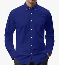 Load image into Gallery viewer, Israelite Men’s Casual Long Sleeve Button Down Shirts, Shirts with Fringes, Fringes, Hebrew Clothes, Israelite Clothes
