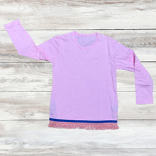Load image into Gallery viewer, Hebrew Long Sleeves with fringes, Women's, Shirts with Fringes, Fringed clothing, Israelite Garments
