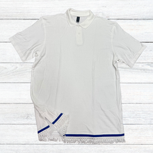 Cargar imagen en el visor de la galería, Hebrew Men’s Polo Shirts, Israelite Clothes, Shirts with Fringes, Fringes
