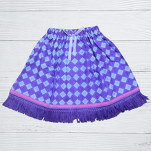 Cargar imagen en el visor de la galería, Hebrew Girls Skirt with Fringes, Israelite Garments, Fringes, Garments with Fringes, Ready to ship in a size 2t and 3t
