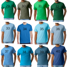 Load image into Gallery viewer, Men&#39;s Israelite T-shirt with fringes and border of blue, Shirt with fringes, fringes, Fringed Shirts for men, Fringes
