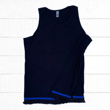 Cargar imagen en el visor de la galería, Hebrew Tank Top with Fringes, Israelite Fringes, Fringes, Hebrew Israelite Garments, MATCHING color fringes
