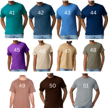 Load image into Gallery viewer, Men&#39;s Israelite T-shirt with fringes and border of blue, Shirt with fringes, fringes, Fringed Shirts for men, Fringes
