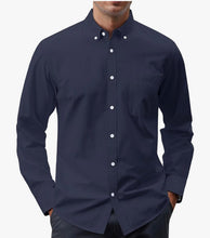Load image into Gallery viewer, Israelite Men’s Casual Long Sleeve Button Down Shirts, Shirts with Fringes, Fringes, Hebrew Clothes, Israelite Clothes
