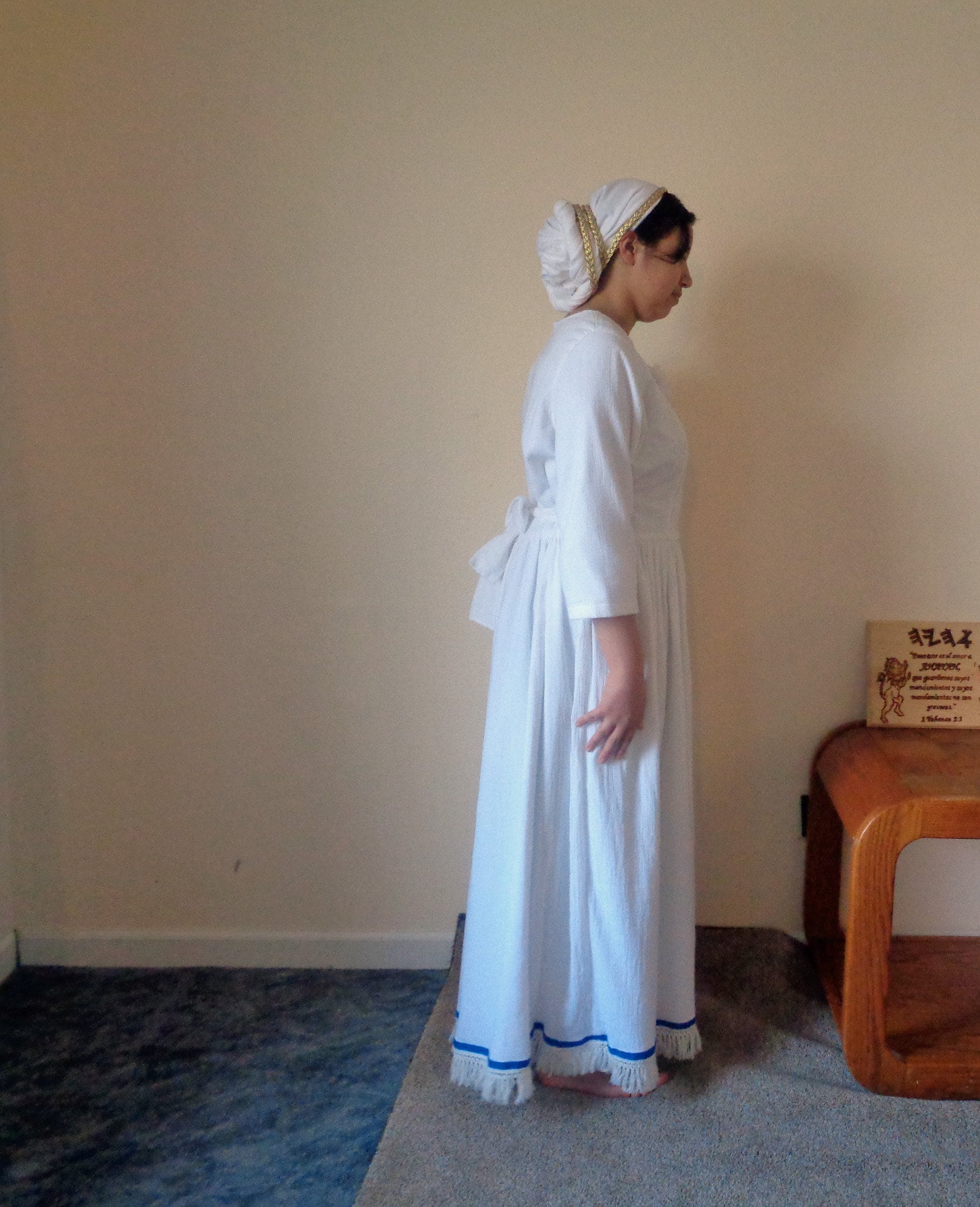 Hebrew Dress with Fringes, Israelite Garments, Fringes, Shabbat Dress – Qam  Yasharal