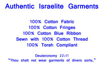 Load image into Gallery viewer, Israelite Tunic/ Kaftan- Authentic 100% Cotton EVERYTHING.... Torah Compliant
