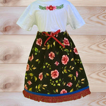 Load image into Gallery viewer, Ships out today- Girls Size 8 Israelite Princess Skirt and Embroidered matching shirt
