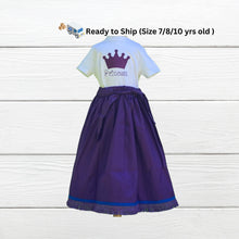 Load image into Gallery viewer, Ready to ship out today- Size 4/5/7/8/10 Israelite Princess Skirt and Embroidered matching shirt
